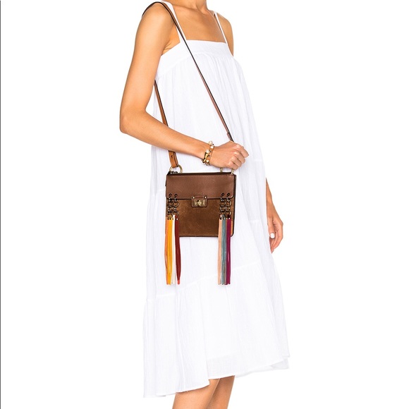 Chloé Jane fringed leather suede shoulder bag - Picture 6 of 6